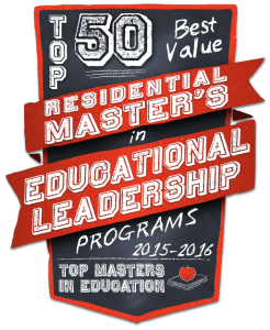 Top 50 Best Value Residential Masters in Educational Leadership Programs